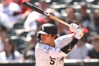 現在、右ハムストリングの張りでIL入りしているWソックスの村上。(C)Getty Images