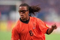 元オランダ代表MFのダービッツ氏がオランダ代表の親善試合に姿をみせた（写真は現役時代）。(C) Getty Images