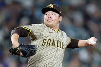 パドレスの松井裕樹にトレードの可能性が浮上している。(C) Getty Images