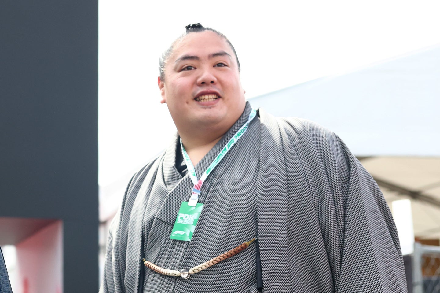 大相撲パリ公演を前に、市内観光を楽しむ一山本の姿が話題を呼んでいる。(C) Getty Images