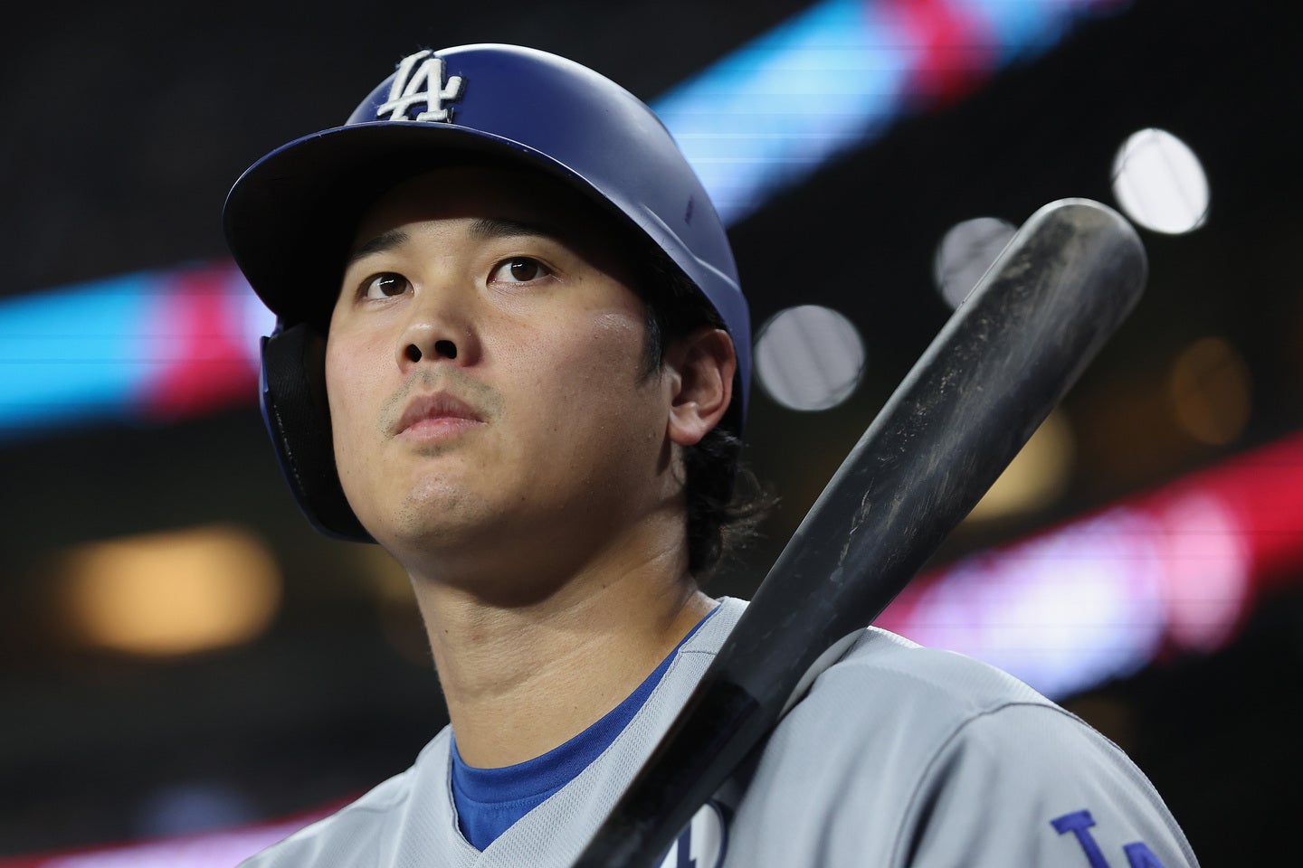 ドジャース大谷翔平の12号は相手守備に阻まれて幻となった。(C)Getty Images