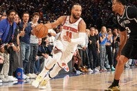 ニックスが大逆転勝利で優勝に王手をかけた。(C)Getty Images