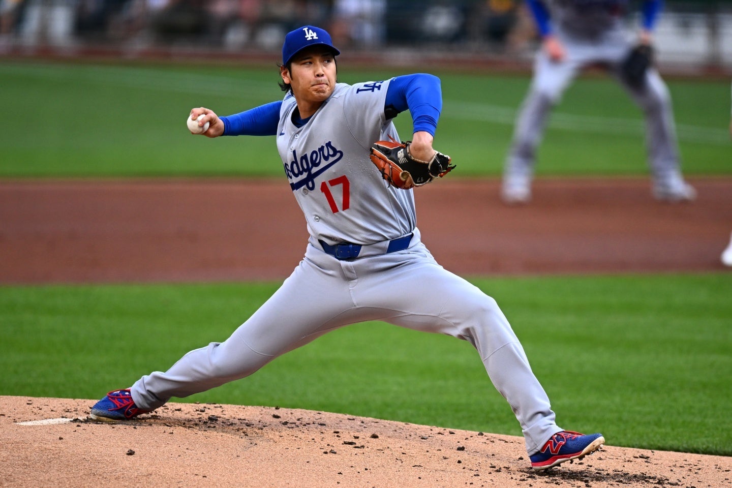パイレーツ戦に先発した大谷。勝敗を分けたかもしれない一球を悔やんだ。(C)Getty Images