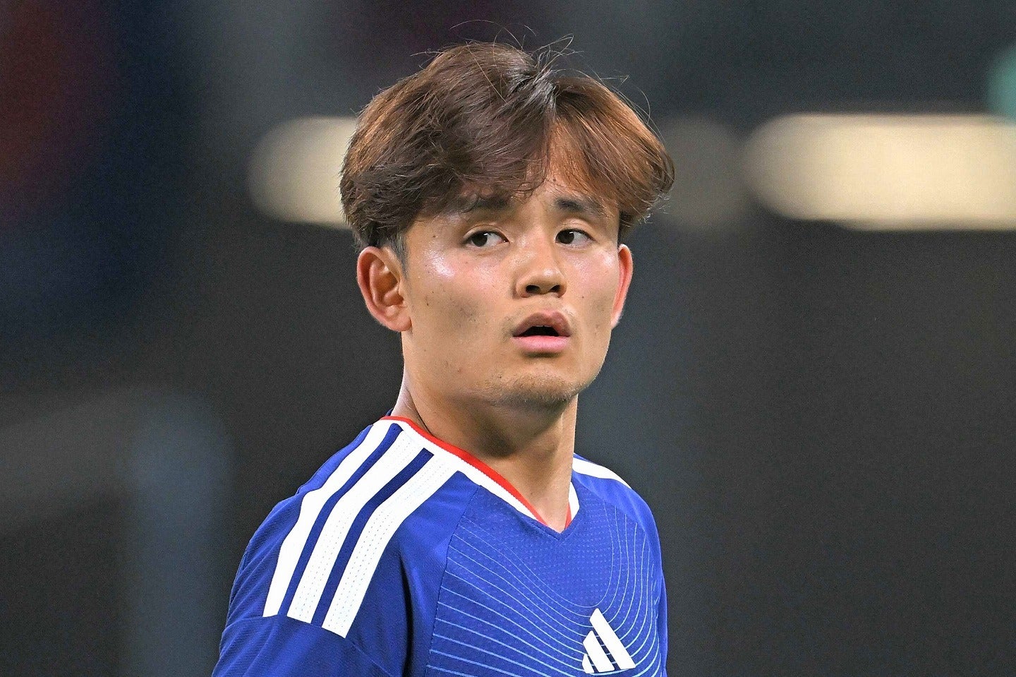 米メディアの注目選手として名前が挙がった日本代表の久保。写真：金子拓弥（THE DIGEST写真部）