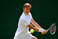 ATPツアーに参戦するのは今年２月のロッテルダムに続き２大会目のボーハールトだが、見事１回戦をクリアしてツアー初白星を手にした。(C)Getty Images