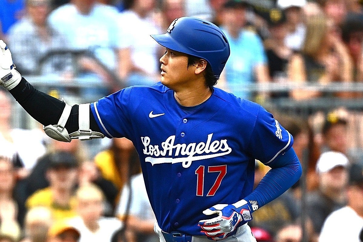 13号ソロホームランを放った大谷。現役中に銅像が建つかもしれない!?(C) Getty Images