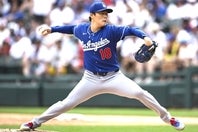 Wソックス戦で“23者連続アウト”をマークしたドジャースの山本由伸。(C)Getty Images