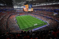 サッカー日本代表戦を現地観戦した人気モデルの投稿に注目が集まった。(C)Getty Images