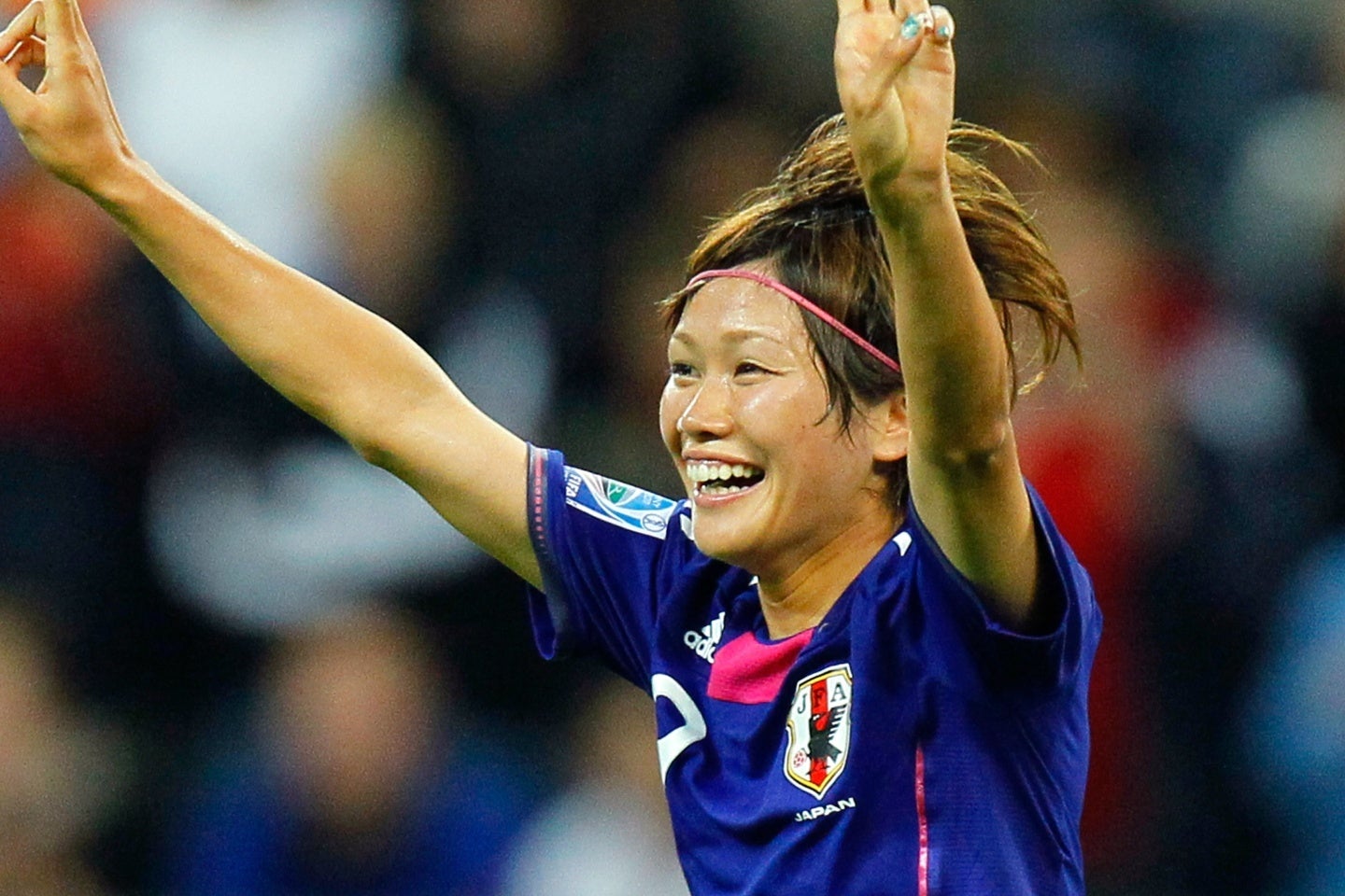 11年女子W杯を初制覇したなでしこJ時代の川澄奈穂美。近影が話題を集めた。(C)Getty Images