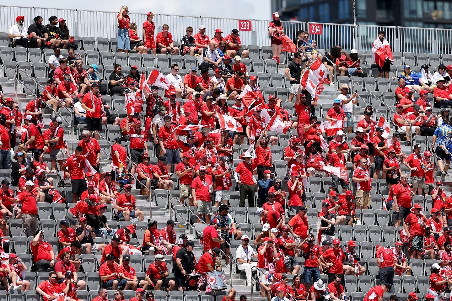 W杯の観客席は空席が目立つところも...。(C)Getty Images