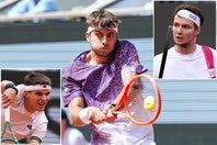 今年のレーバー杯には、全仏準優勝のコボッリと同ベスト４のメンシク（左下）が２年連続で参戦。ブブリク（右上）の初出場も決まった。(C)Getty Images