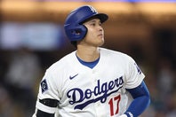 大谷翔平が均衡を破る今季15号ソロを放ち、ドジャースの連勝に貢献した。(C)Getty Images