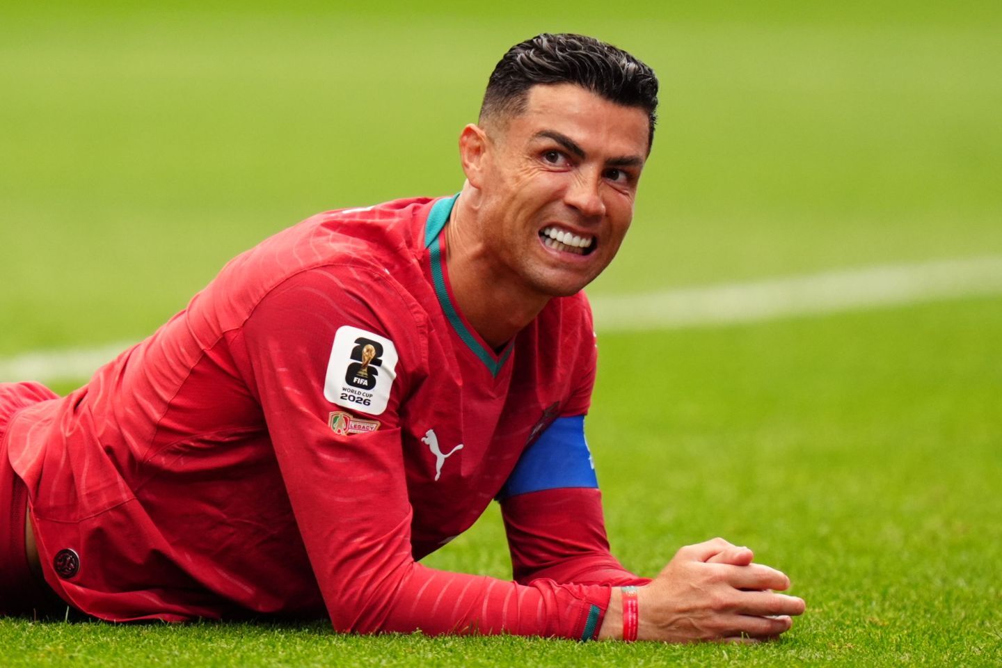 ポルトガルのC・ロナウドは90分フル出場するも、ゴールを決められなかった。(C)Getty Images