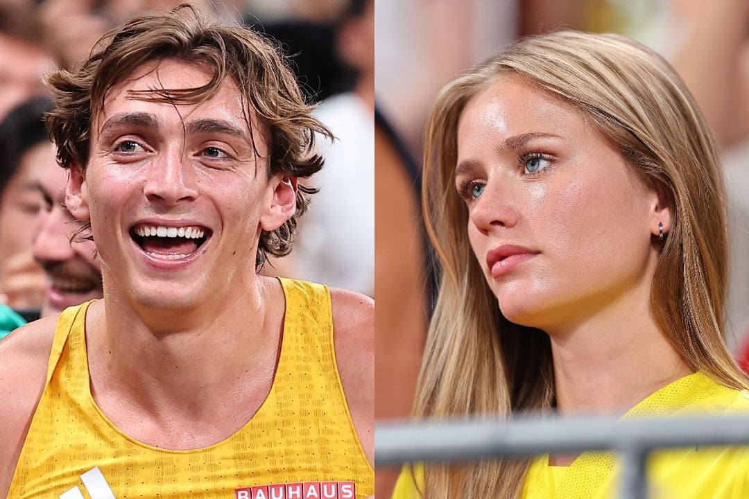 デュプランティスとデジレさんが結婚式ショットを披露した。写真：梅月智史（THE DIGEST写真部）