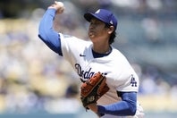 レイズ戦に先発登板して６回４失点だったドジャースの大谷。(C)Getty Images