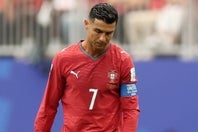 ポルトガルのC・ロナウドはDRコンゴ戦に１トップで90分間出場したが、結果を出せなかった。(C)Getty Images