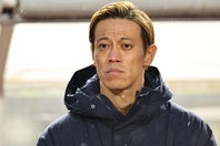 W杯の日本戦解説のためメキシコ入りした本田圭佑。写真：梅月智史（THE DIGEST写真部）