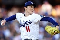 オリオールズ戦に先発登板したドジャースの佐々木。(C)Getty Images