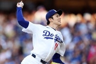 ドジャースの佐々木はオリオールズ戦に先発し、６回途中３失点だった。(C)Getty Images