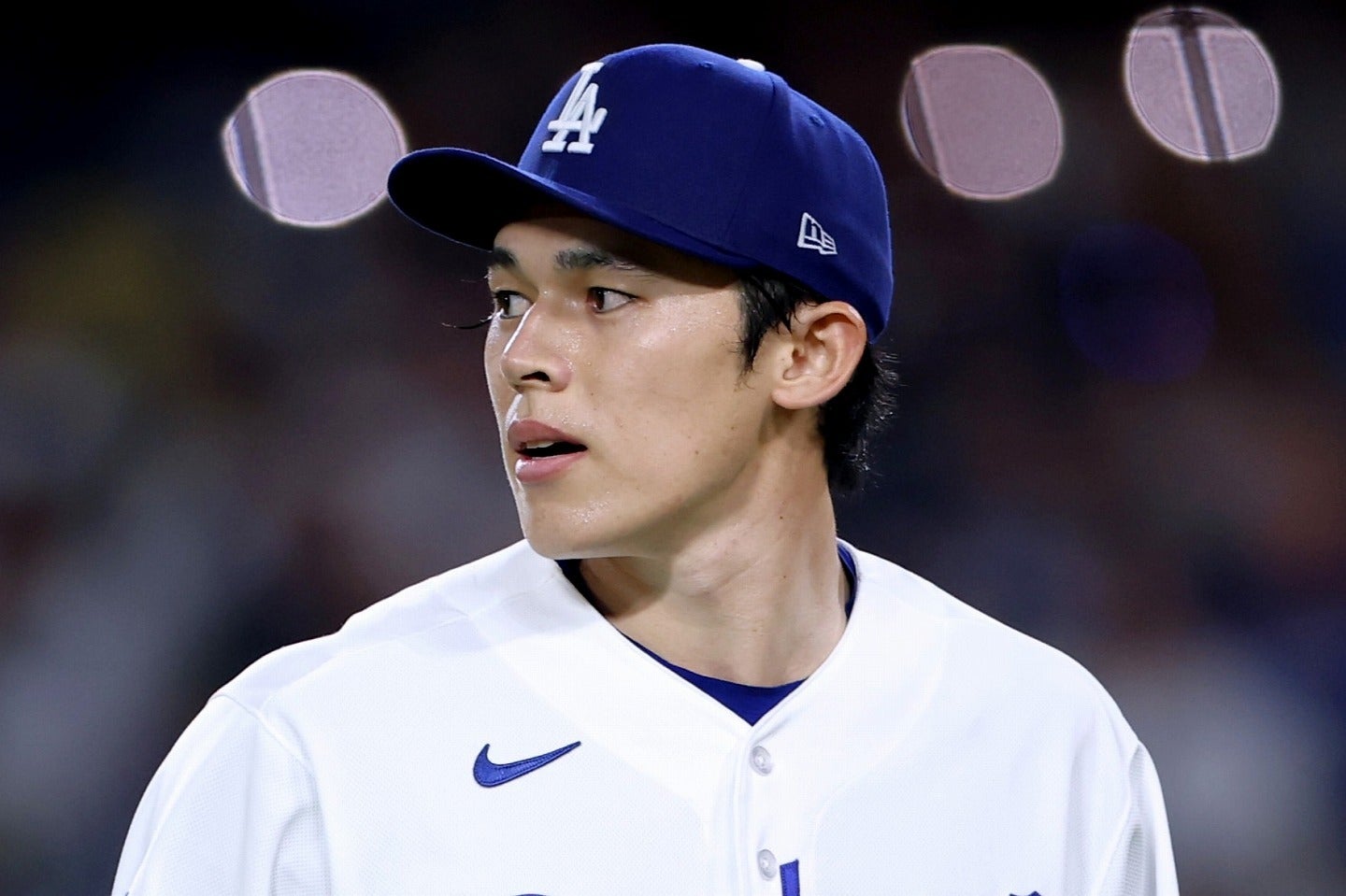 ６回に３失点を喫した佐々木。(C) Getty Images
