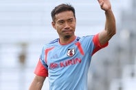 日本人最多５大会連続W杯代表の長友佑都。(C)Getty Images