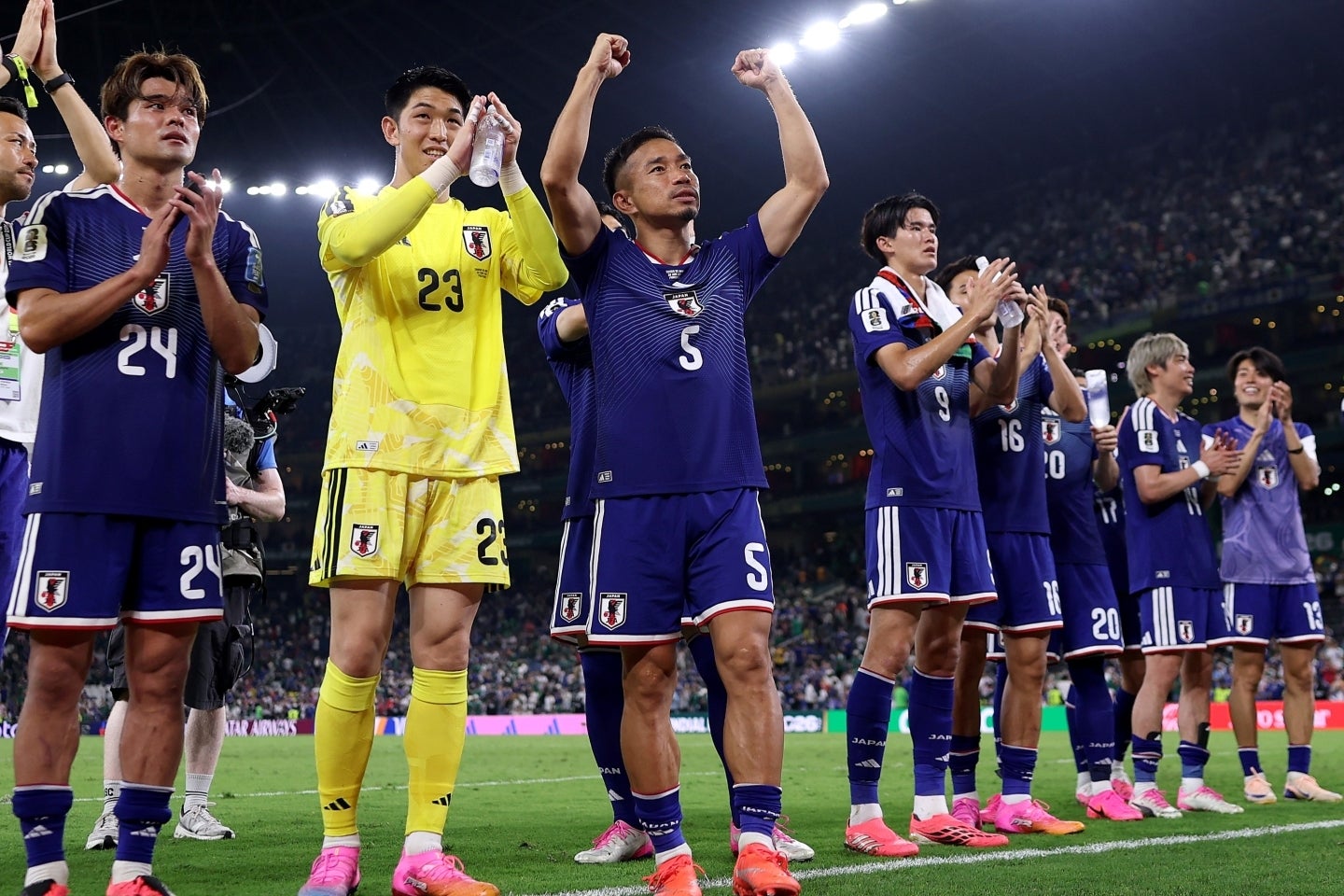 日本代表がGS第２節でチュニジアに４-０と完勝した。(C)Getty Images