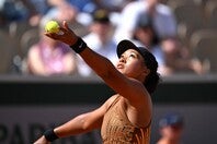 大坂は全仏オープン以来の実戦だ。（C）Getty Images