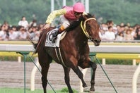 日本ダービーを制し、皐月賞との二冠を達成したサニーブライアン。鞍上は大西直宏。写真：産経新聞社