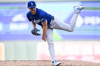６回を投げて被安打ゼロと快投したドジャースのラウアー。(C)Getty Images