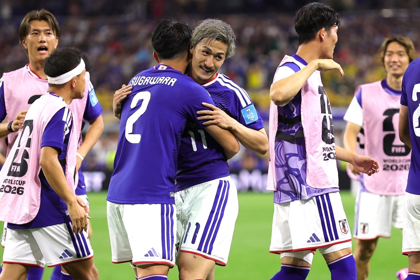 前田のゴールで先制した日本だったが、６分後に失点して１-１で引き分けた。(C)Getty Images