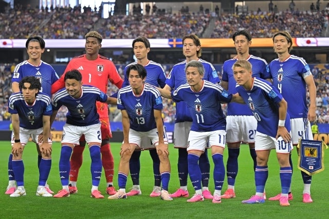 ラウンド・オブ32でブラジルと対戦する日本。写真：金子拓弥（THE DIGEST写真部／JMPA代表撮影）