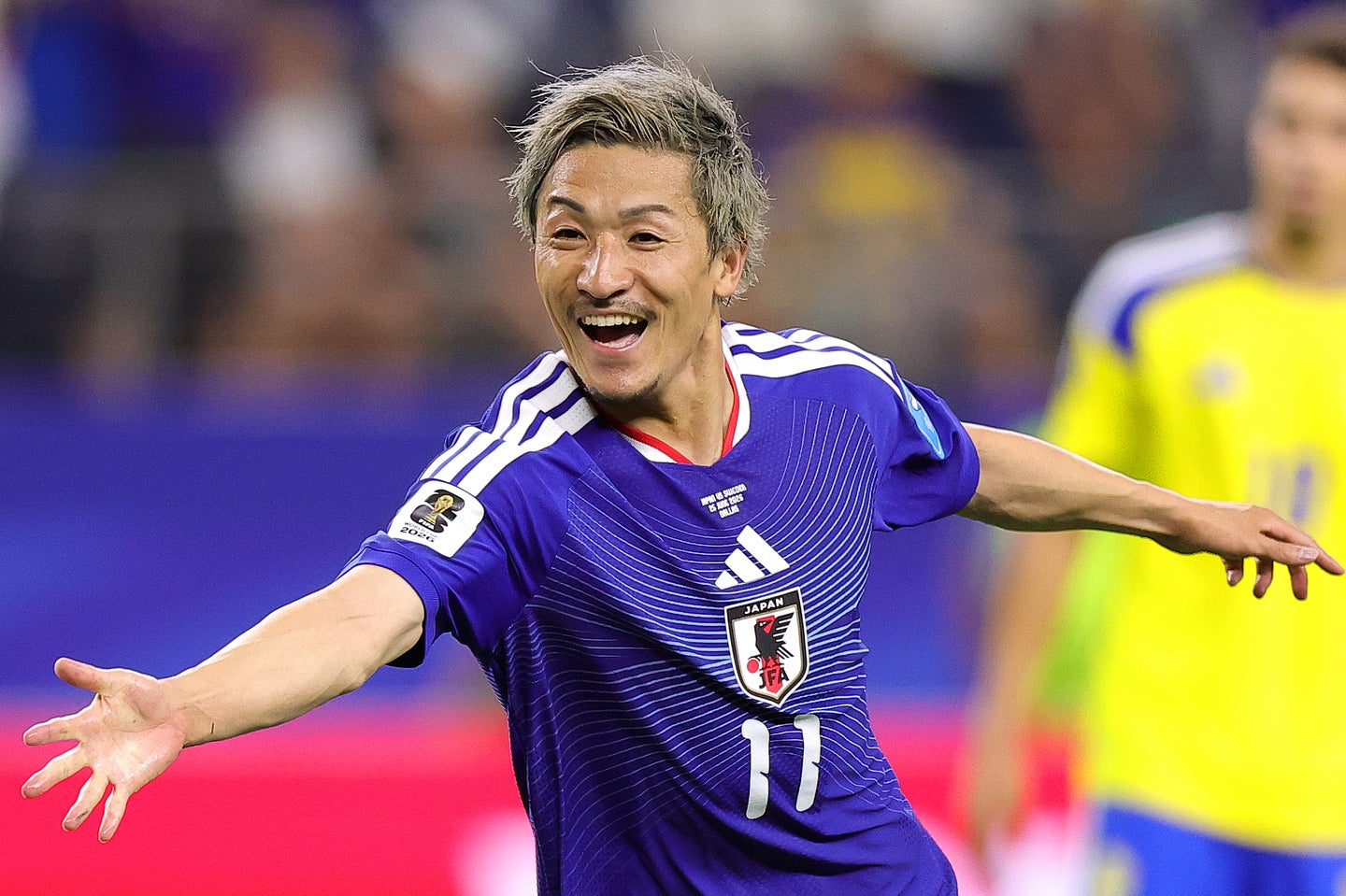 グループ２位で決勝トーナメント進出を決めた日本代表。56分にFW前田大然が先制点を決めた。(C)Getty Images