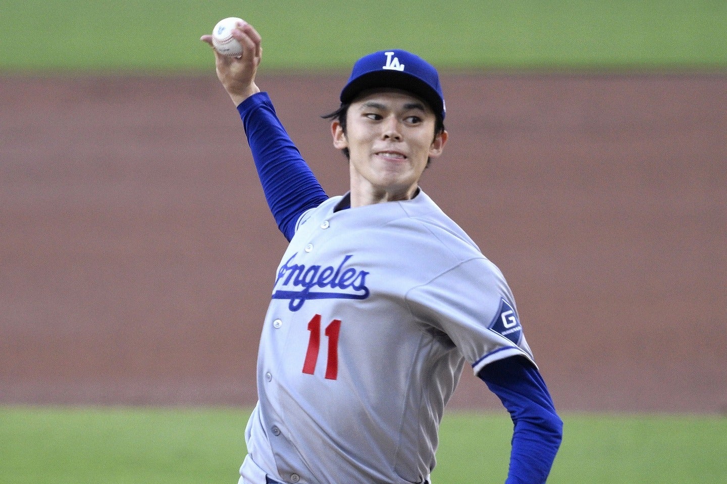 5回途中3失点でマウンドを降りた佐々木。(C) Getty Images
