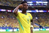 北澤氏がブラジルの得点源だと評するヴィニシウス。(C)Getty Images