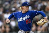 ドジャースの右腕シーハンにローテはく奪の危機が迫っている。(C) Getty Images