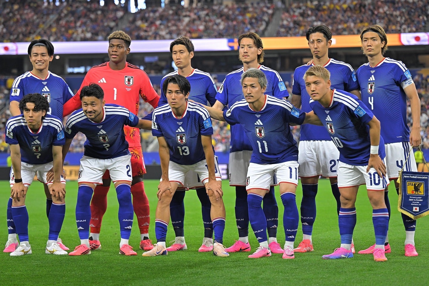 W杯制覇を目標に掲げる日本代表。(C) Getty Images