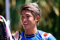 サーフィンの五十嵐カノアがW杯を現地観戦した。写真：Oscar Jimenez/World Surf League