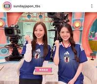 元乃木坂46の梅澤美波さん（左）、松村沙友理さん（右）。画像はサンデージャポンの公式インスタグラムのスクリーンショット。