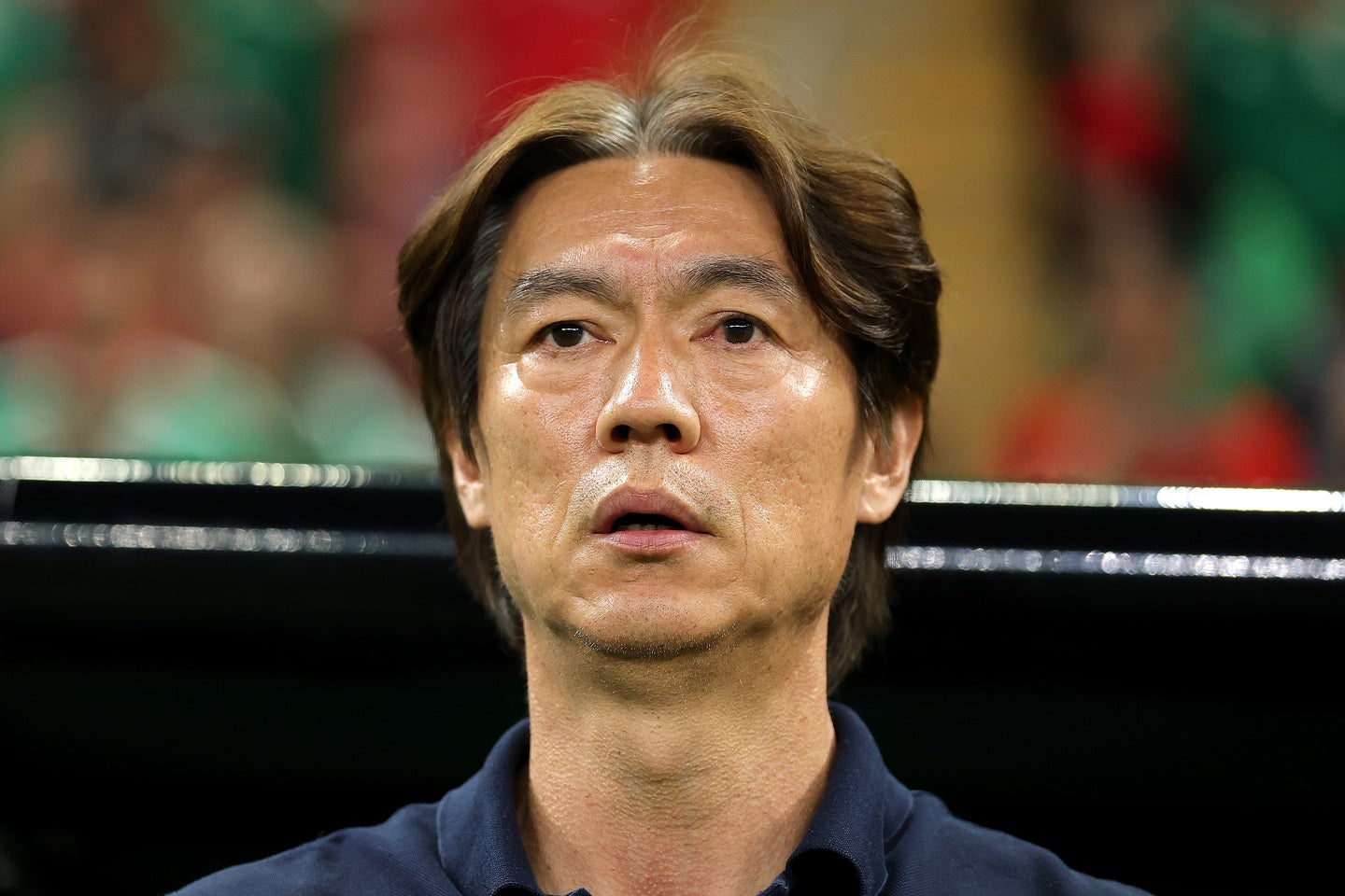 GS敗退の韓国ホン・ミョンボ監督が辞任を発表した。写真：Getty Images