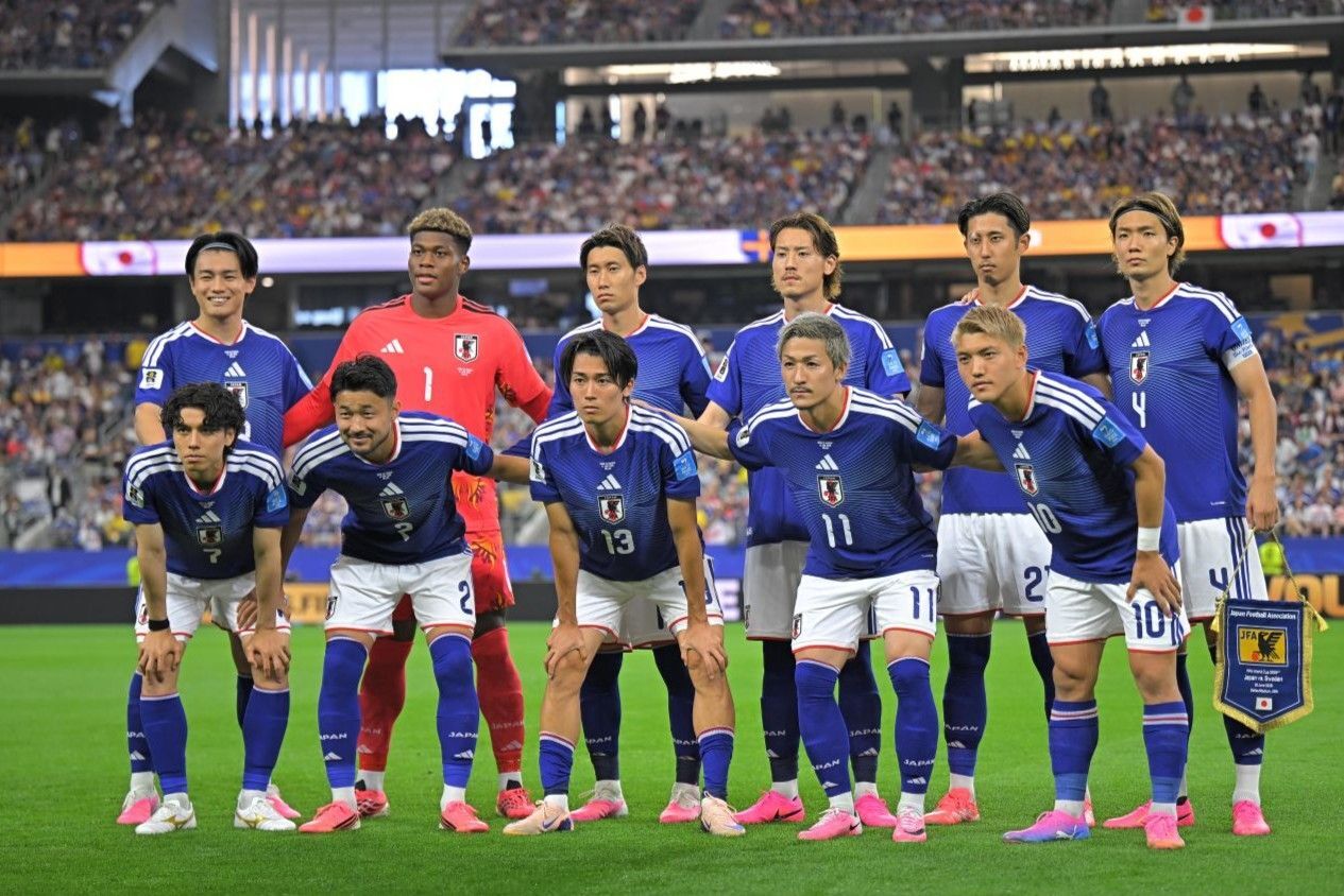 日本時間の30日未明にブラジルと対戦する日本代表。世界各国がその戦いぶりを注目している。写真：金子拓弥（THE DIGEST写真部／JMPA代表撮影）