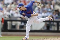 レギュラーシーズン初のリリーフ登板を果たしたメッツの千賀。(C) Getty Images