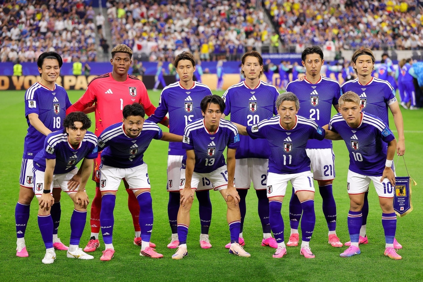 ブラジル戦に臨む日本代表のスタメンが発表された。(C)Getty Images