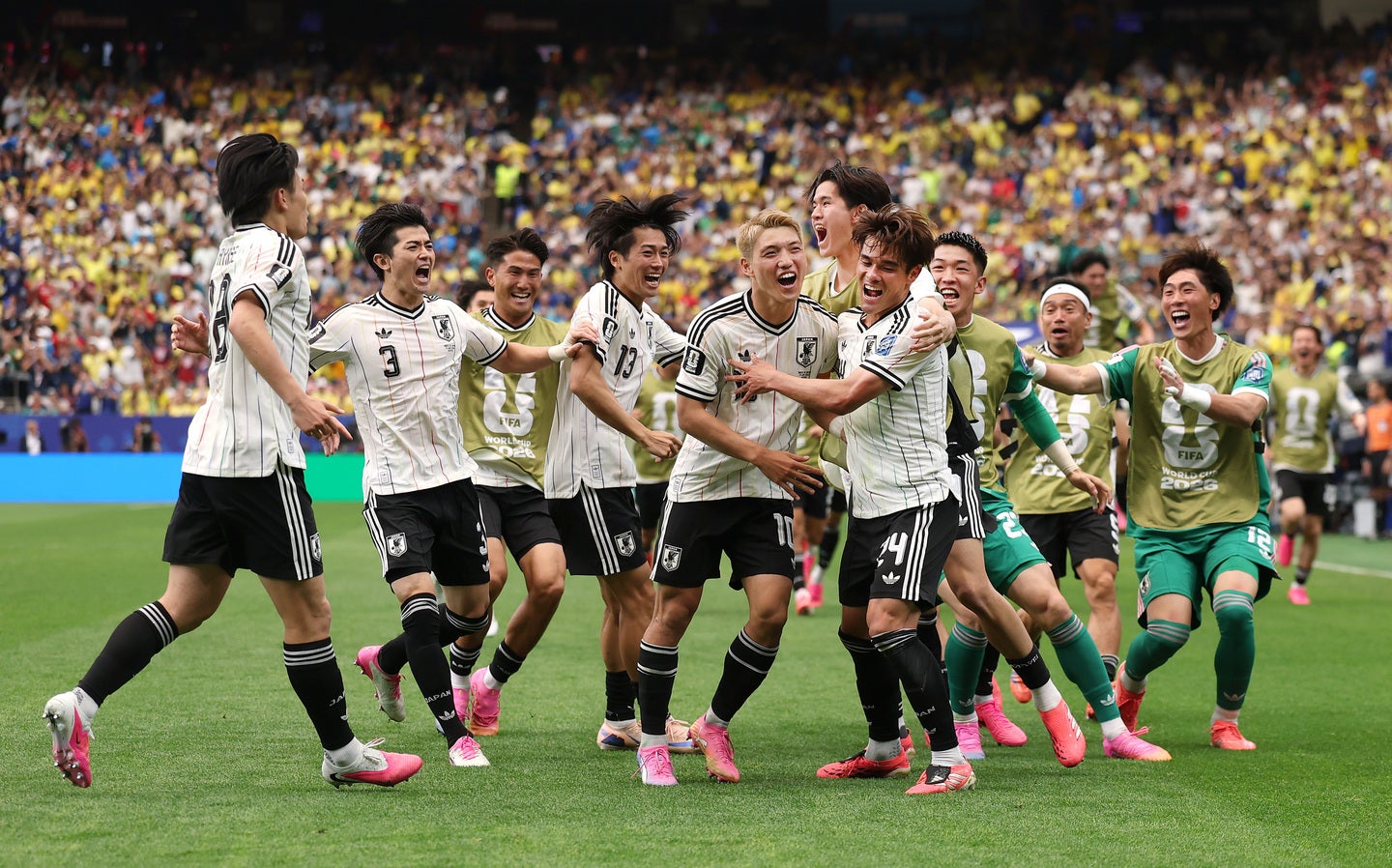 決勝T初戦のブラジル戦で日本が先制した。(C)Getty Images