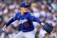 山本が自責点が公式記録となった113年間で２人目となる記録を達成した。(C) Getty Images