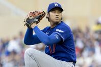 登板延期が発表されたドジャースの大谷。(C) Getty Images