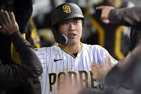ついにメジャー初本塁打が飛び出したソン・ソンムン。(C) Getty Images