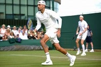 かつてウインブルドンの決勝を戦ったキリオスだが「あのレベルに戻れるとは正直思えない」と語り、今大会のダブルス（写真）が最後の挑戦になったことを明かした。(C)Getty Images