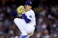 パドレス戦で今季最短KOとなった佐々木朗希。(C)Getty Images