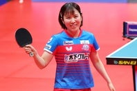 卓球の平野美宇。推しアイドルのライブに参戦した。写真：YUTAKA/アフロスポーツ