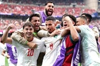 ラウンド・オブ16で開催国カナダを３-０で下したモロッコ。準々決勝でフランスと対戦する。(C)Getty Images